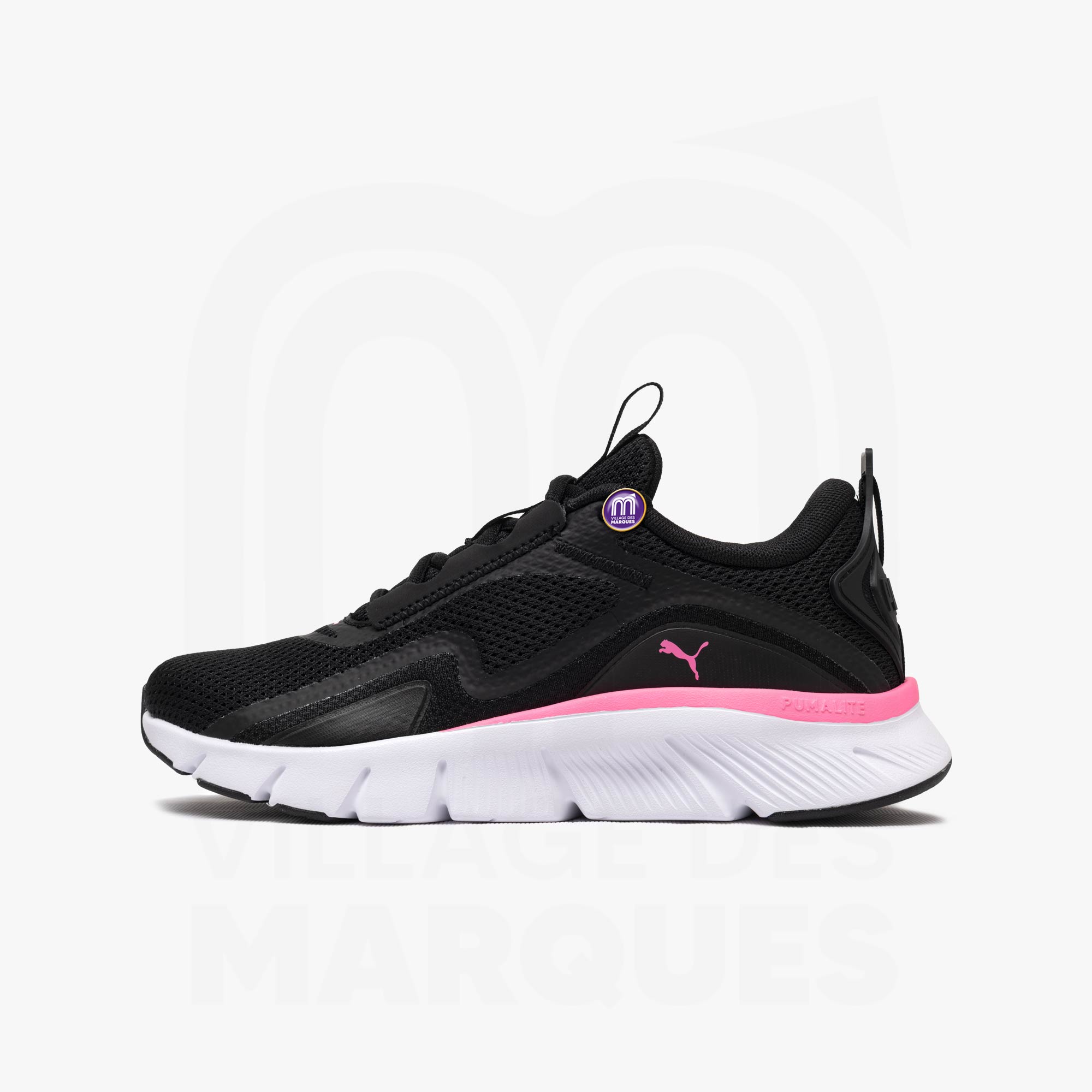 Basket puma noir et rose best sale