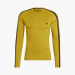 adidas Techfit 3-Stripes Maillot d'entraînement à Manches longues Homme