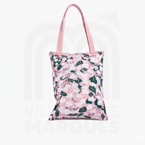 We Work Sac Tote Bag en Maille Motif Rose