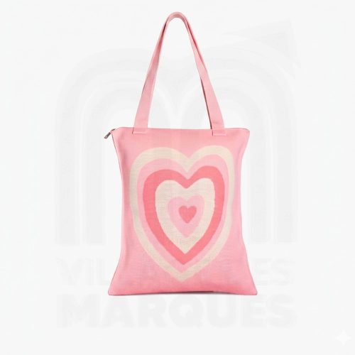 We Work Sac Tote Bag Tissé motif Cœur Dégradé