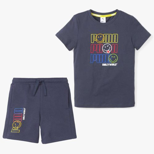 Puma ESS+ Logo Ensemble Junior Garçon