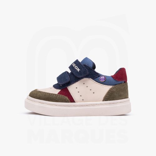 Geox Nashik A-Suede+Nappa Basket Enfant Garçon