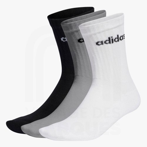 Adidas Linear Chaussettes Mi-mollet lot De 3 Paires Unisex