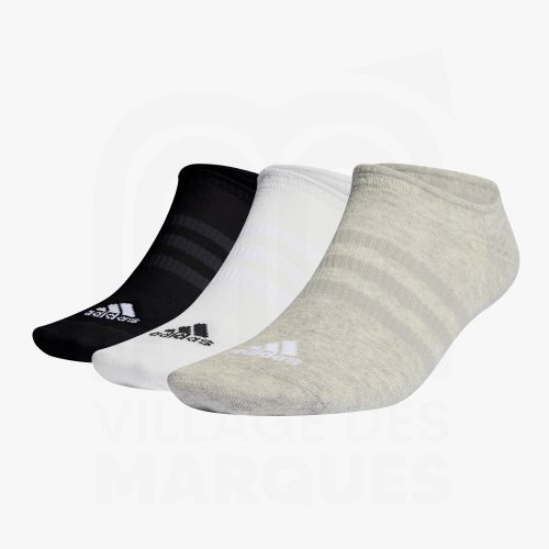 Adidas Invisibles 3 Paires De Socquettes Fines Unisex