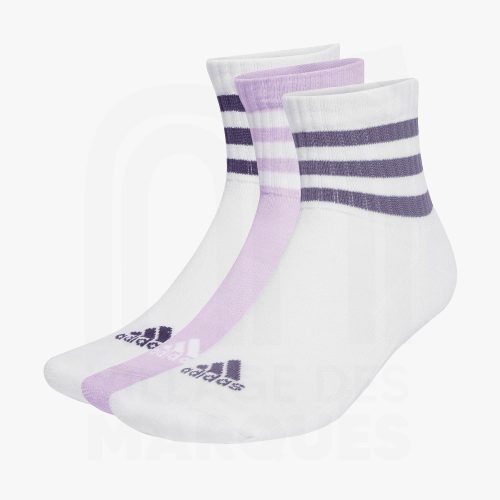 Adidas Sportswear 3 Bandes Chaussettes Basses 3Paires Femme