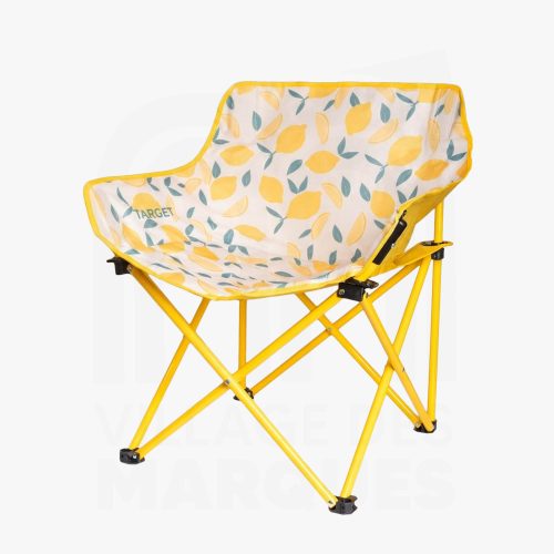 Target Chaise de Camping Pliante Bassine Motif Citrons