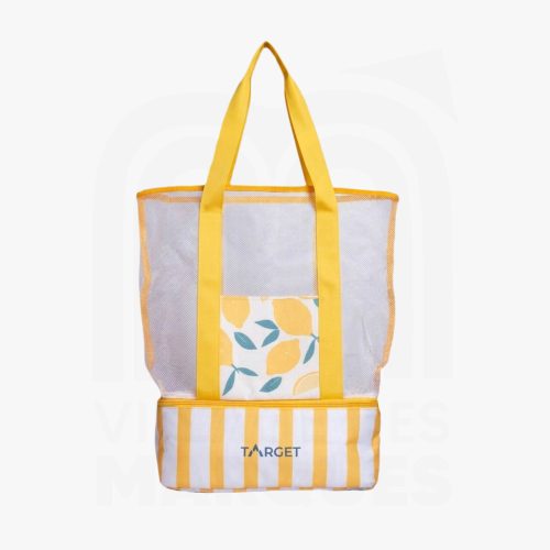 Target Sac de Plage en Filet avec Compartiment Isotherme