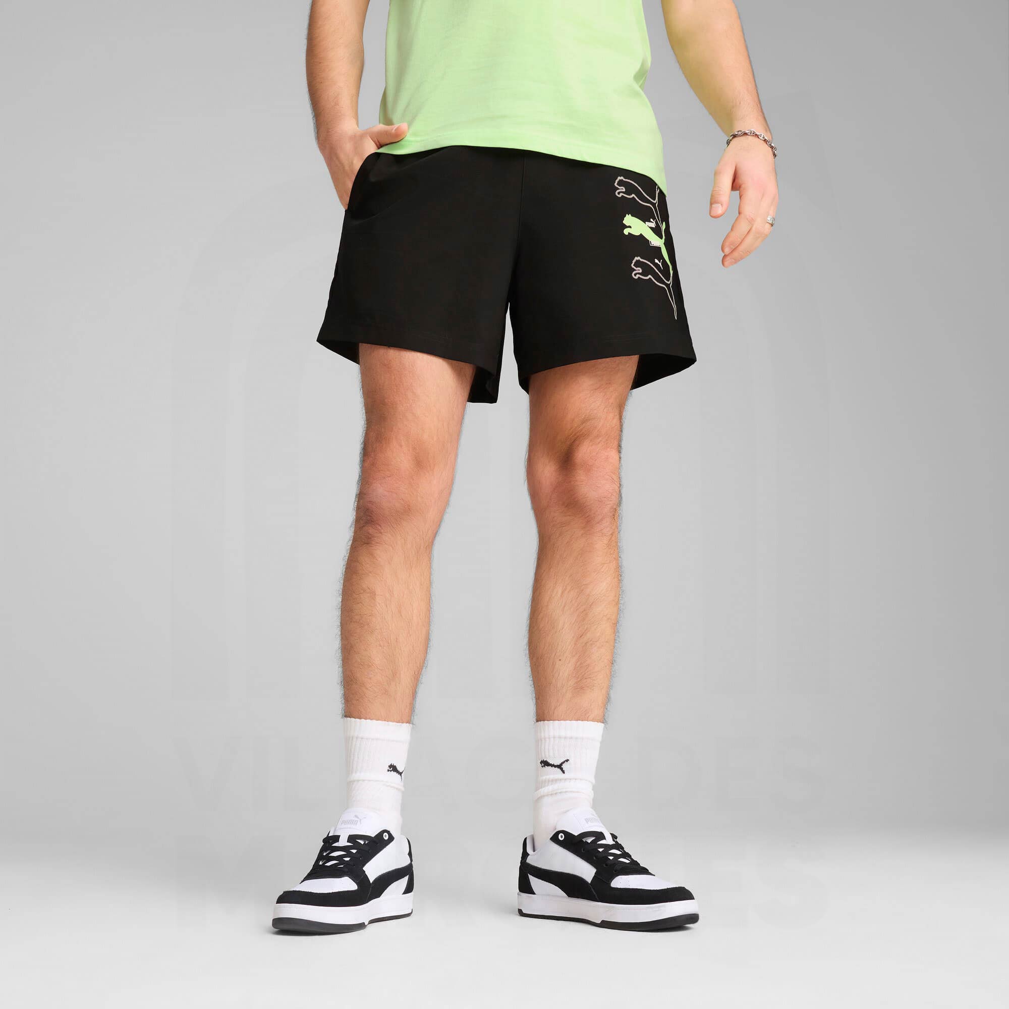 Puma Essentials LOGO LAB Short 5 Regular-Fit SPORTSTYLE Homme – Image 3