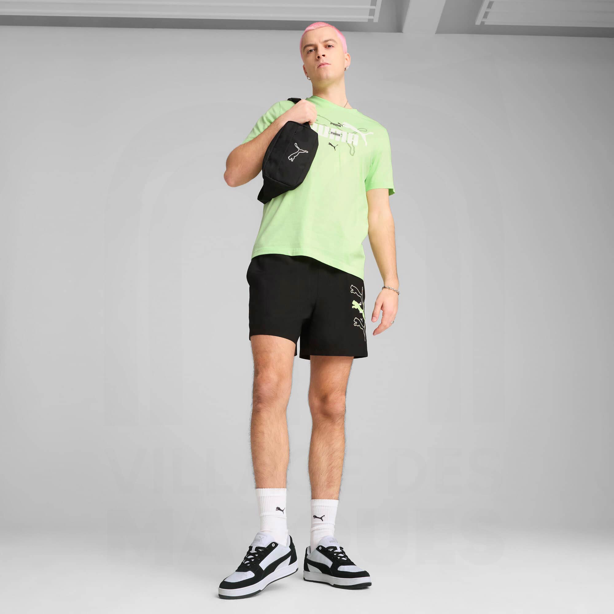 Puma Essentials LOGO LAB Short 5 Regular-Fit SPORTSTYLE Homme – Image 5