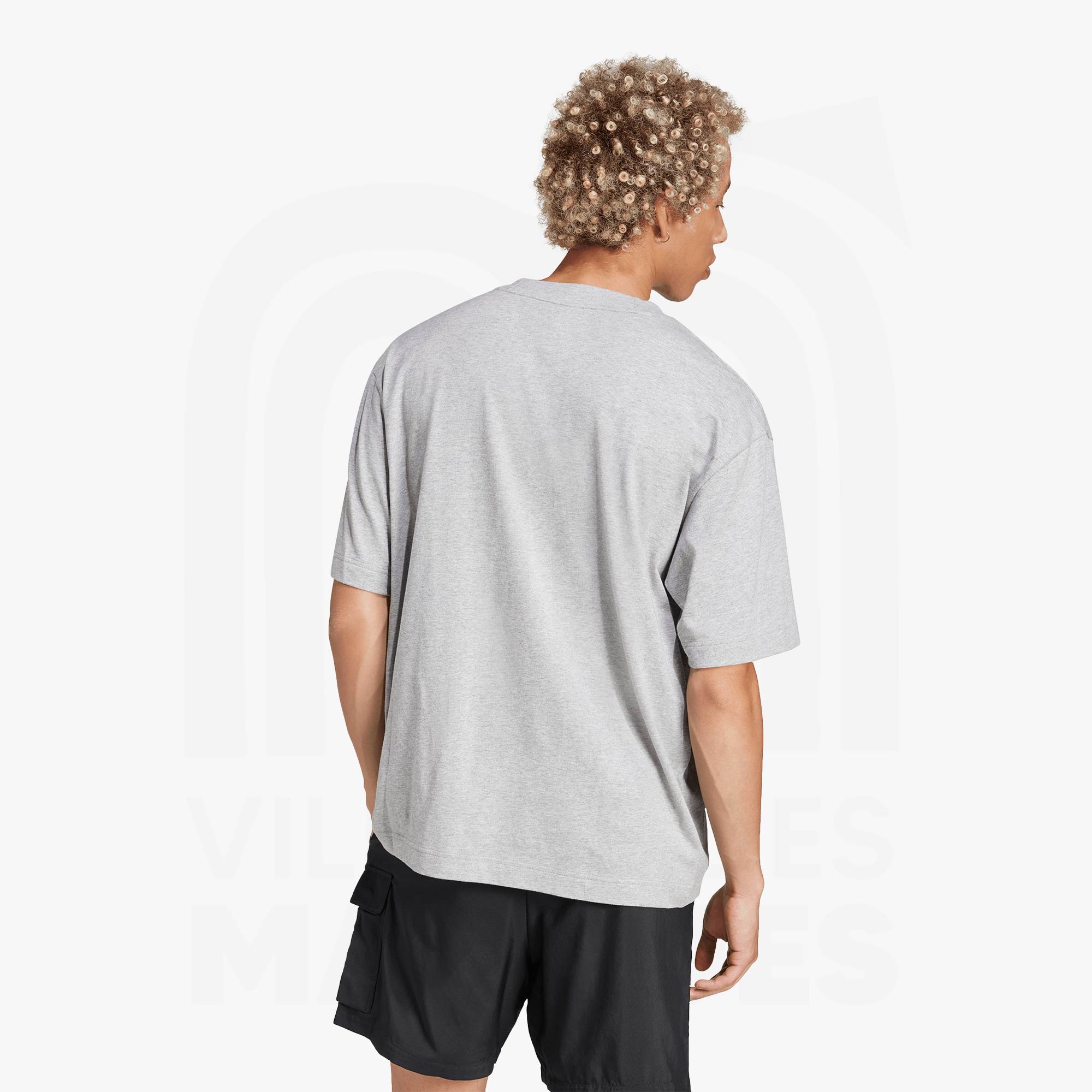 Adidas Essentials T-shirt Coupe Ample logo 3 Barres Homme – Image 2