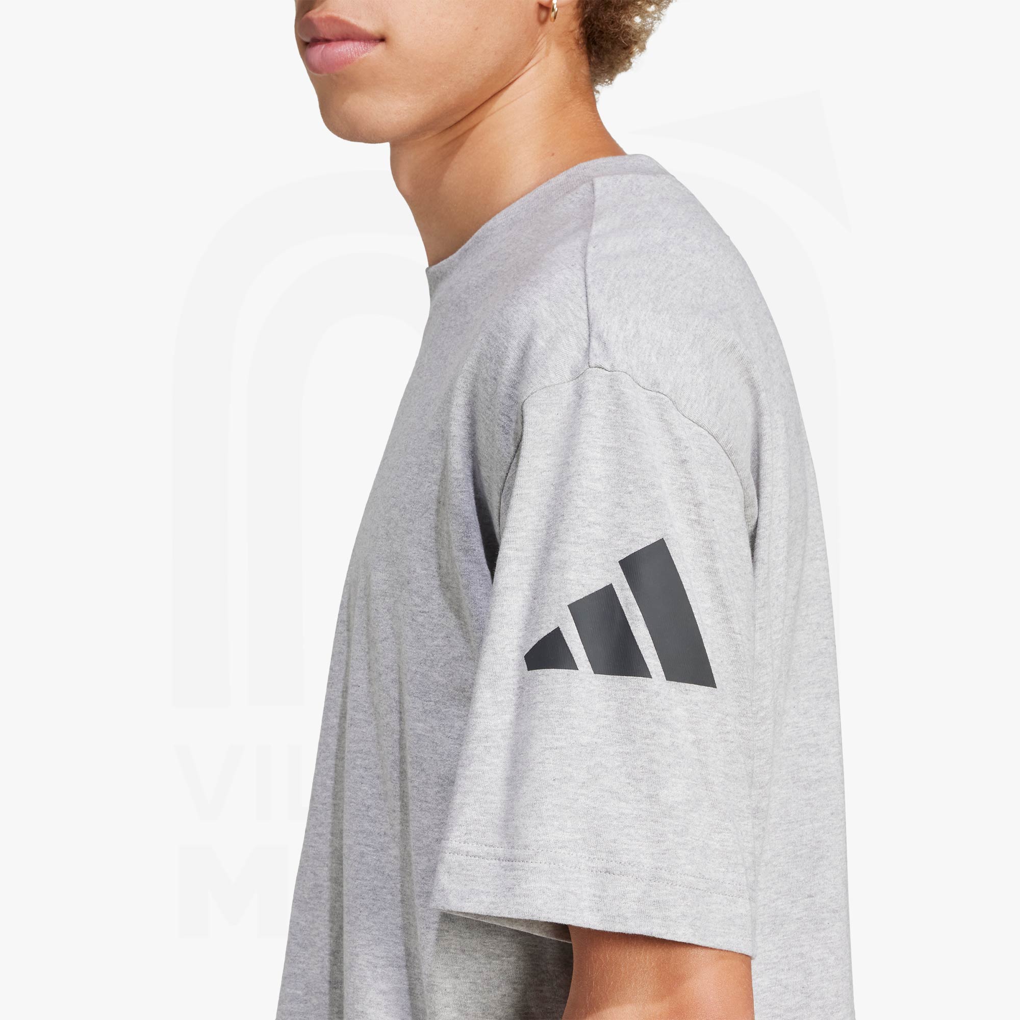 Adidas Essentials T-shirt Coupe Ample logo 3 Barres Homme – Image 6